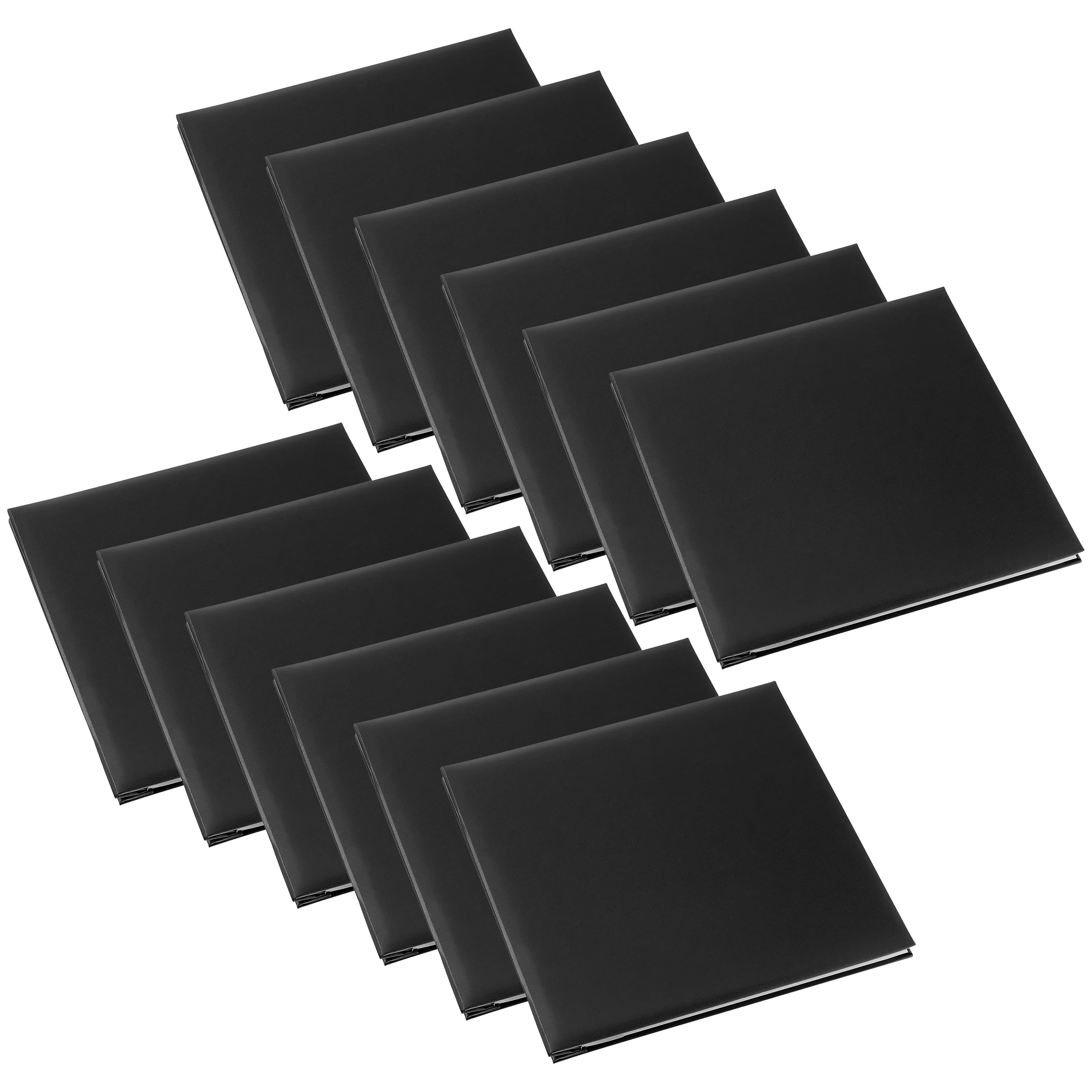 Print File Inc SB1212BLK 12x12 Black Scrapbook