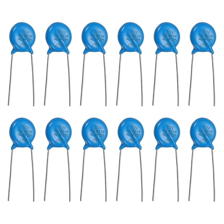 12 Pack Voltage Dependent Resistors, 10D821K Varistor AC 510V Radial Disc Varistors 10.5mm Dia Surge Current Protector for AC/DC Circuit Protection price history and forecast - Unique Bargains