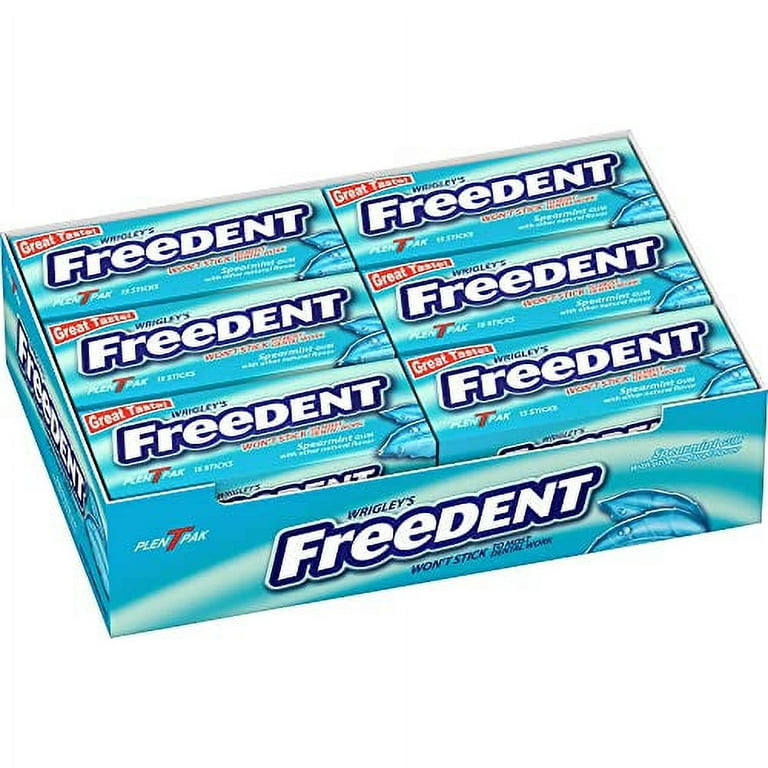  Freedent Spearmint Gum (12 Pack) (2 Pack) : Chewing