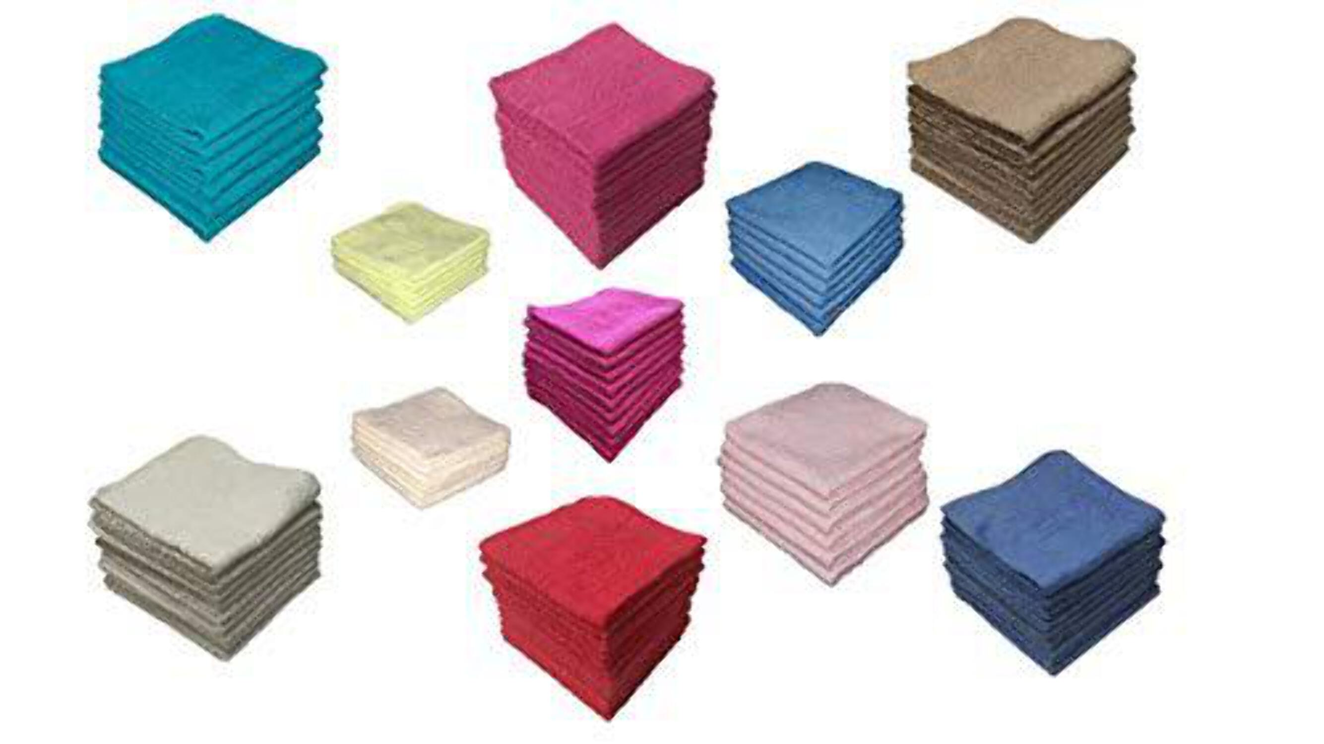 12 Pack Washcloths 100 RingSpun Cotton Wash cloths Design to