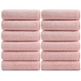 thumbnail image 1 of 12-Pack Washcloths Set, 13"x13" Luxurious Dish Towels Ultra Soft Face Towels Quick Dry Kitchen Towel Bundle Absorbent Wash Cloths(Pink), 1 of 5