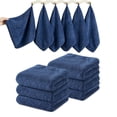 thumbnail image 1 of 12 Pack Kitchen Washcloths, 13"x13" Large Thick Dishcloths for Drying Dishes, Ultra Soft Microfiber Towels Quick Dry Super Absorbent Wash Cloths Set for Kitchen Cleaning (Navy), 1 of 10