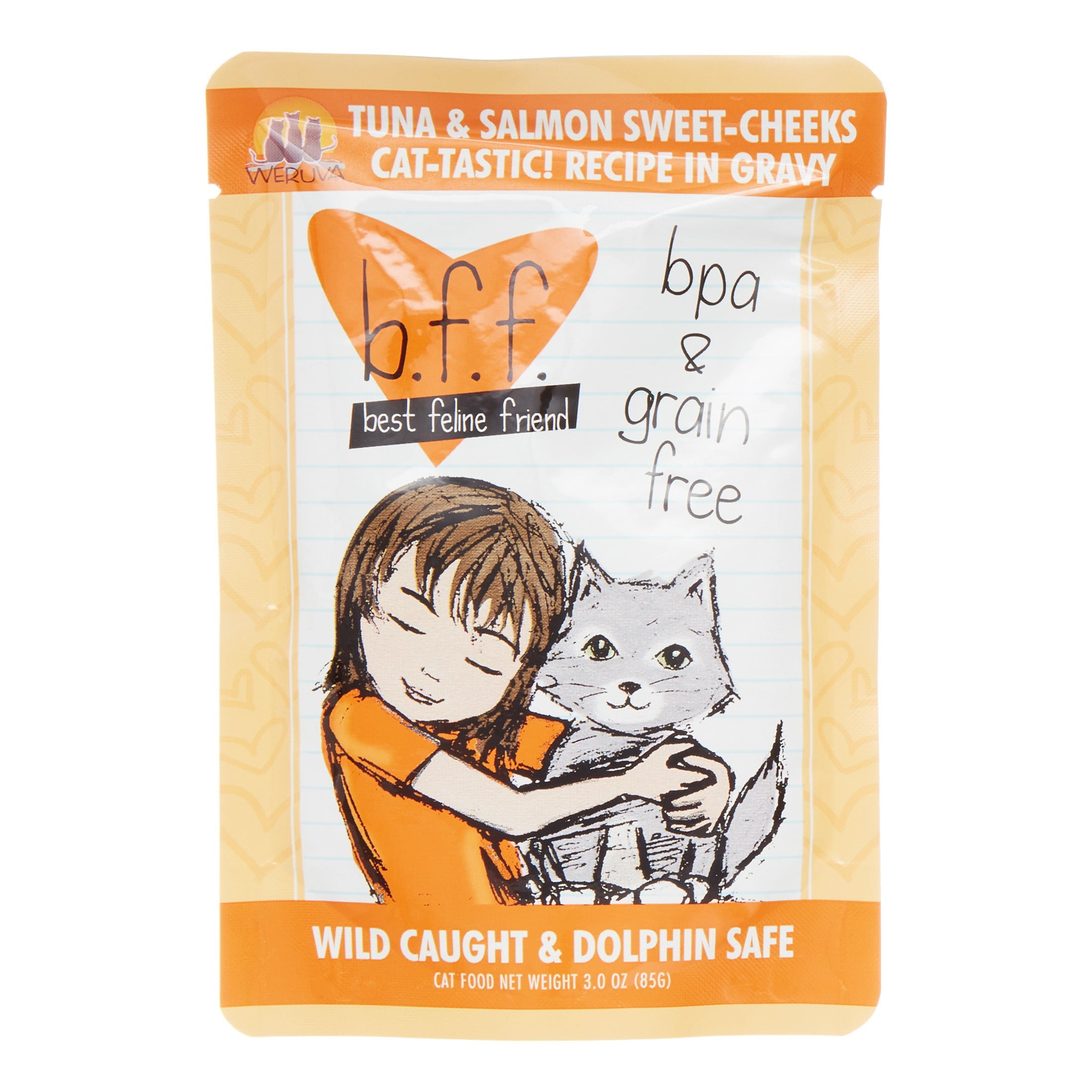12 Pack) Weruva BFF Tuna Salmon Sweet-Cheeks Grain-Free Wet Cat