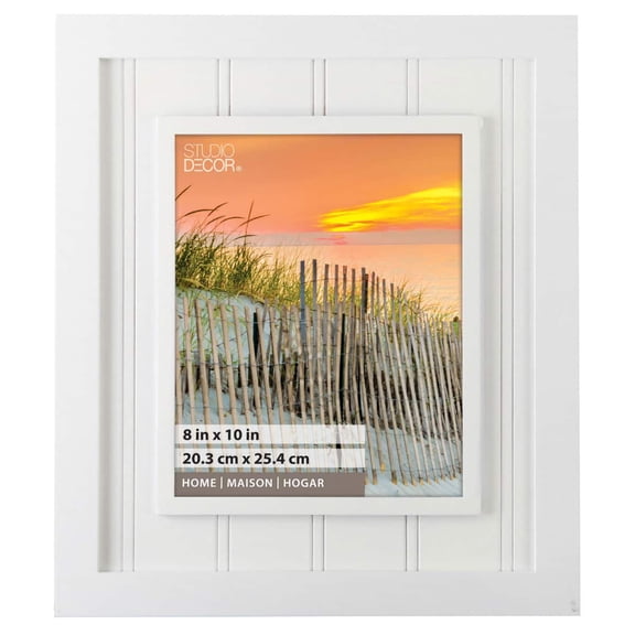 Studio Decor White Beadboard 8" x 10" Frame, Home, 12 Pack