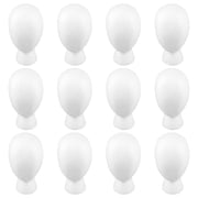 FloraCraft SmoothF M White Foam Faceless Head, 12 Pack