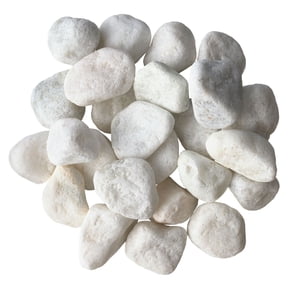12 Pack: White Marble Rocks by Ashland