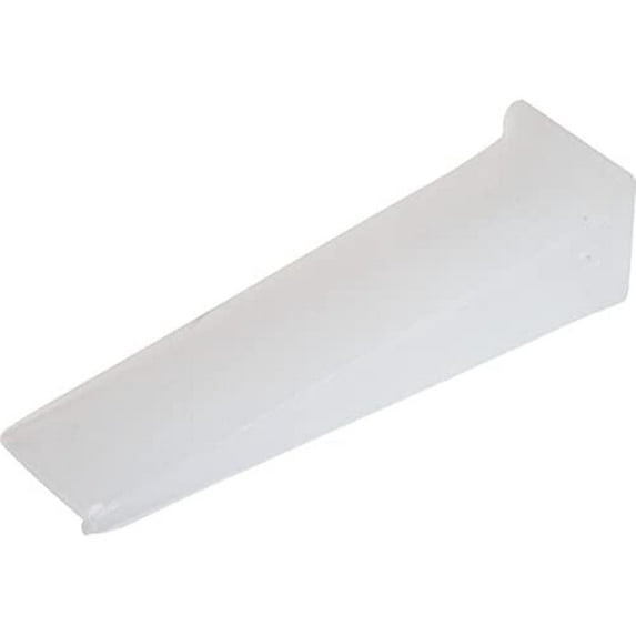 12 Pack White Toilet Shim Soft Plastic