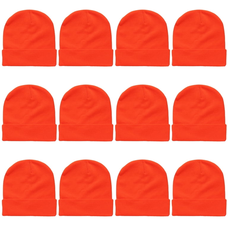 Falari 12-Pack Unisex Winter Beanie Hat, Knitted Skull Ski  display picture 1