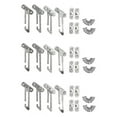 thumbnail image 1 of 12 Pack Window Restrictor Locks Window Restrictor Hook Stainless Steel Child Lock Restrictor With S, 1 of 4