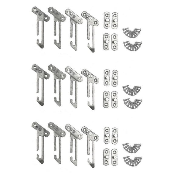 12 Pack Window Restrictor Locks Window Restrictor Hook Stainless Steel Child Lock Restrictor With S
