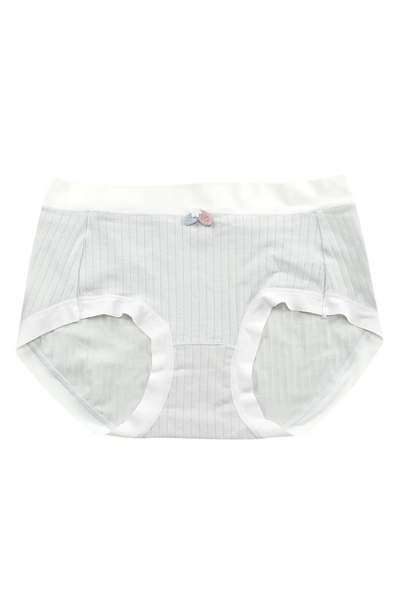 12 Pack Womens Underwear Bikini Solid Knickers Gift Briefs Panties Grey M