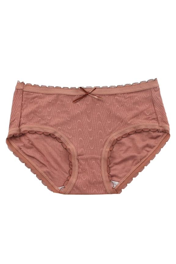 12 Pack Womens Underwear Bikini Solid Knickers Gift Briefs Panties Watermelon Red M