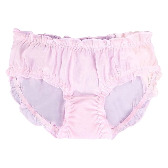 12 Pack Womens Underwear Mesh Breathable Flower Briefs Panties Pink XL