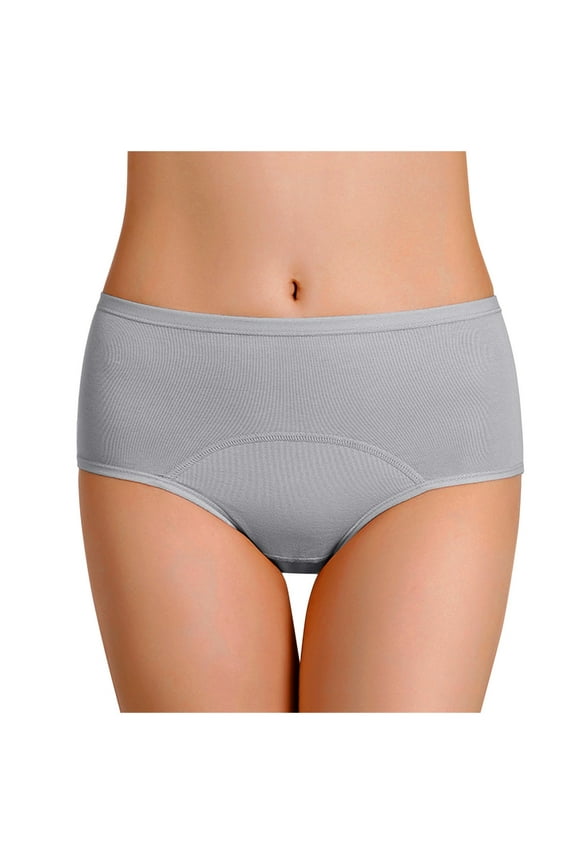 12 Pack Womens Underwear Physiological Pure Menstrual Side Leakage Ladies Lingerie