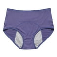 thumbnail image 1 of 12 Pack Womens Underwear Plus Size Leak Proof Before And After Menstruation Medium To High Waisted Briefs Panties Blue 8XL, 1 of 4