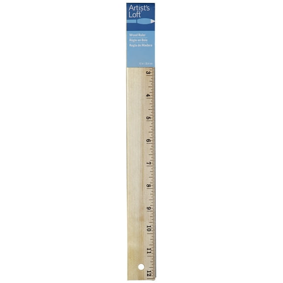 Artist's Loft Wood Ruler, 12 Pack