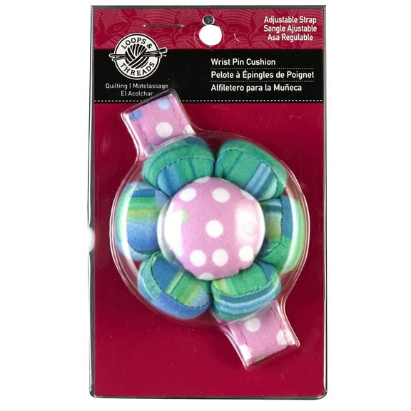 12 Pack: Wrist Pin Cushion by Loops & Threads