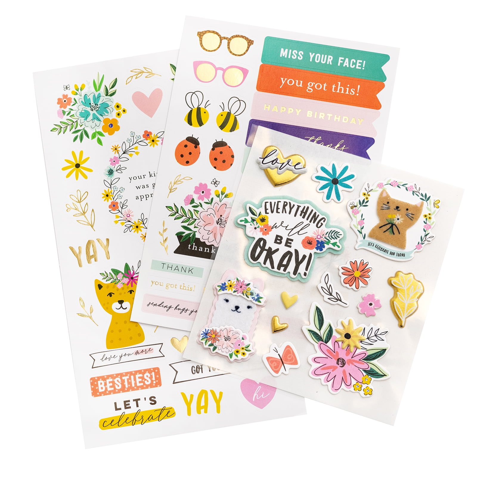 Carryme Sticker 12 Pack: You & Me Stickers by Recollections™ - Walmart.com