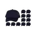 thumbnail image 1 of 12-Pack Youth Snapback Trucker Hat Foam Mesh Dozen Caps for Kids, Navy, 1 of 4