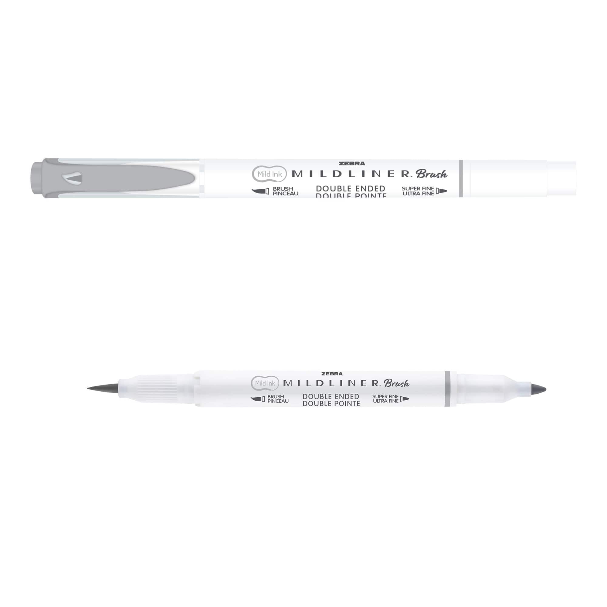 Zebra Smoky Brush Pen - Set of 5 - A