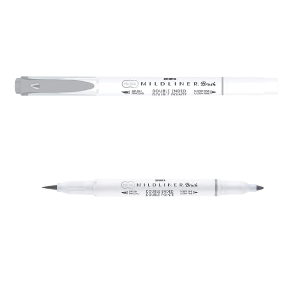 12 Pack: Zebra Mildliner™ Double Ended Brush Pen