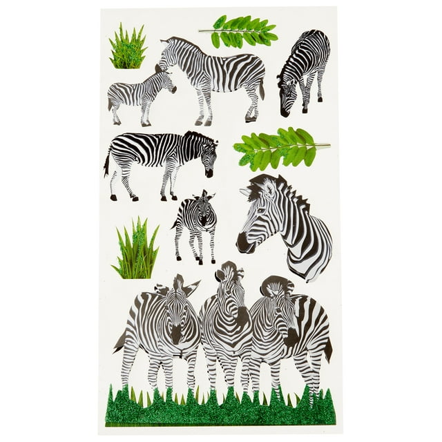 12 Pack Zebra Stickers by Recollections™