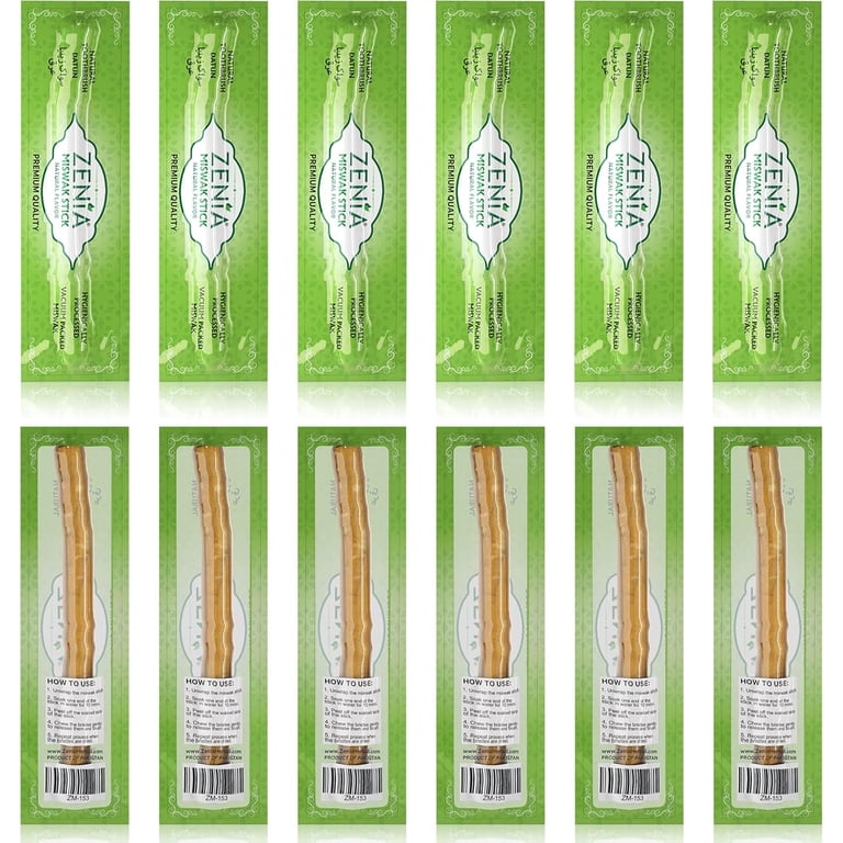 Lot De 10 Sewak/Miswak - Brosses à Dents Naturelles En Bois D'olivier - 15 Cm - Neuf