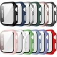 thumbnail image 1 of 12 Pack ePacks for Apple Watch Case 42mm Series 3 2 Premium Hard PC TPU Thin Lightweight Protective Bumper Cover Protector for iWatch - Multi Colors, 1 of 6