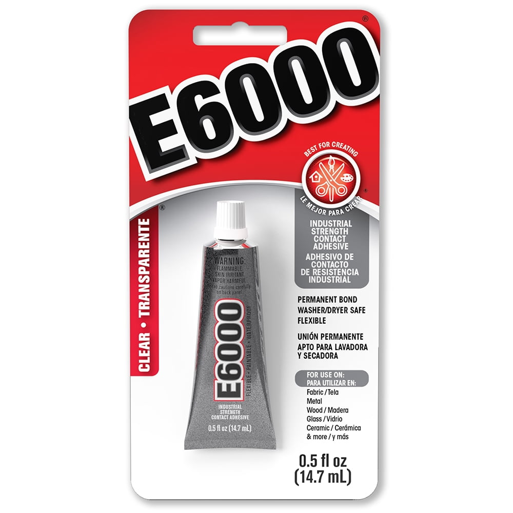 12-Pack of 0.5 oz Eclectic 800216 E6000 Craft Adhesive