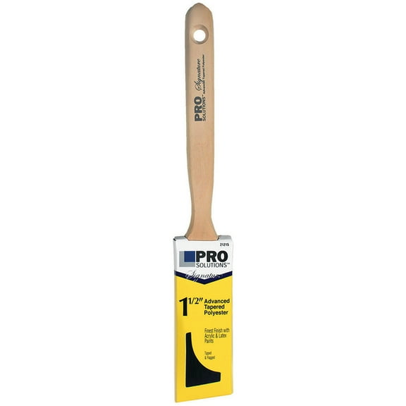 12-Pack of 1-1/2” Pro Solutions 21215 Signature, ATP Paint Brush Angle Sash, Standard Handle