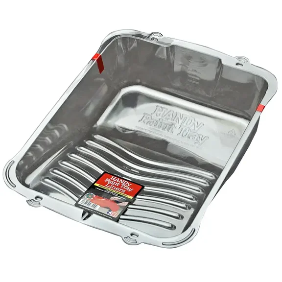 12-Pack of 1 Gal Bercom 7510-CC Clear HANDy Disposable Deep Well Paint Tray Liner, 3-Pack