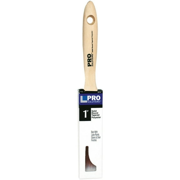 12-Pack of 1” Pro Solutions 22110 SRT Polyester Paint Brush, Beavertail Handle