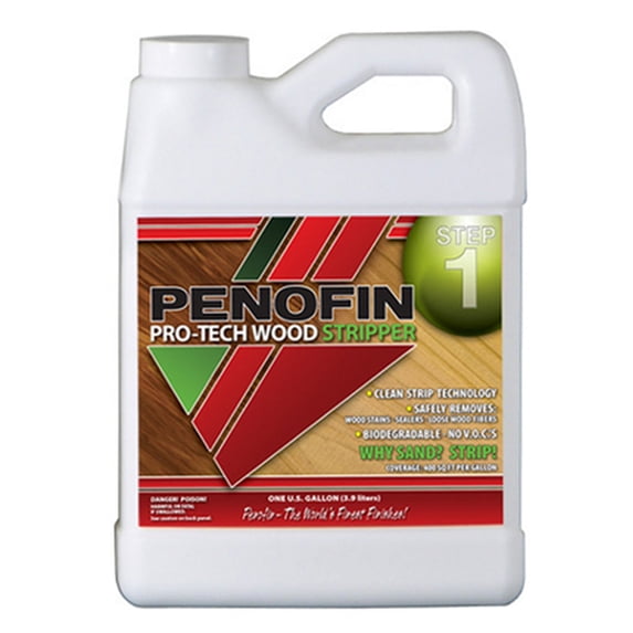 12-Pack of 1 gal Penofin FTECHGA Pro-Tech Step #1 - Wood Stripper