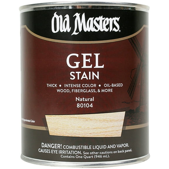 12-Pack of 1 pt Old Masters 80608 Early American Gel Stain Oil-Based Stain