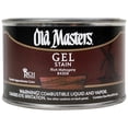 thumbnail image 1 of 12-Pack of 1 pt Old Masters 84308 Rich Mahogany Gel Stain Oil-Based Stain, 1 of 1