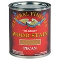 thumbnail image 1 of 12-Pack of 1 qt General Finishes PEQT Pecan Wood Stain Oil-Based Penetrating Stain, 1 of 1