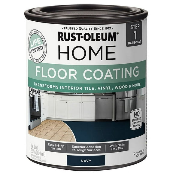 12-Pack of 1 qt Rust-Oleum 365931 Home Navy Home Floor Coating Premix Base Coat