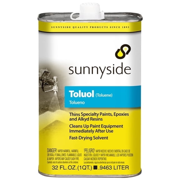 12-Pack of 1 qt Sunnyside 82132 Sunnyside Toluol (Toluene) Solvent