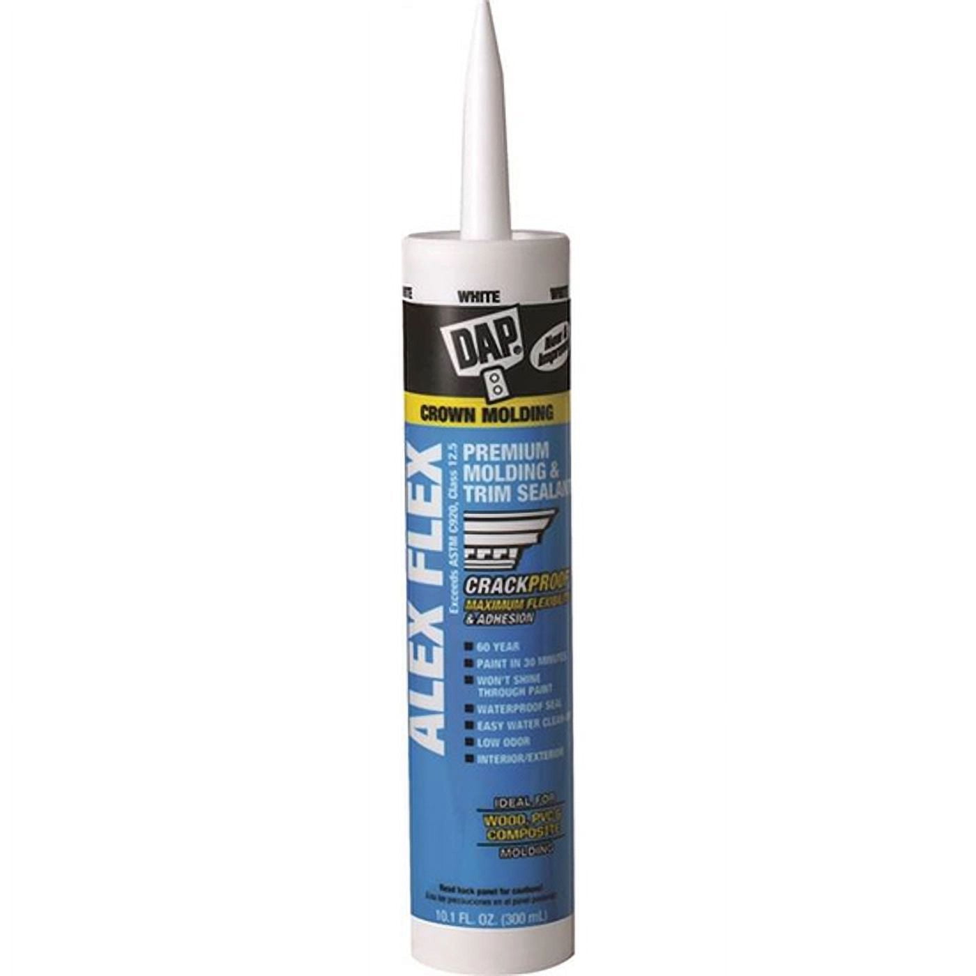 12 Pack of 10.1 Oz Dap 18542 Alex Flex Premium Molding and Trim Sealant