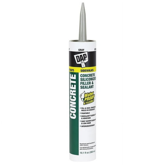 12 Pack of 10.1 oz Dap 18021 Concrete Gray Watertight Filler and Sealant