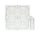 thumbnail image 1 of 12 Pack of 10x10x1 MERV 13 Pleated Air Filters by Glasfloss. Actual Size: 9-1/2 x 9-1/2 x 7/8, 1 of 8