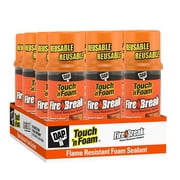 12-Pack of 12 Oz Dap 501212 Touch N Foam FireBreak Fire Block Foam Sealant