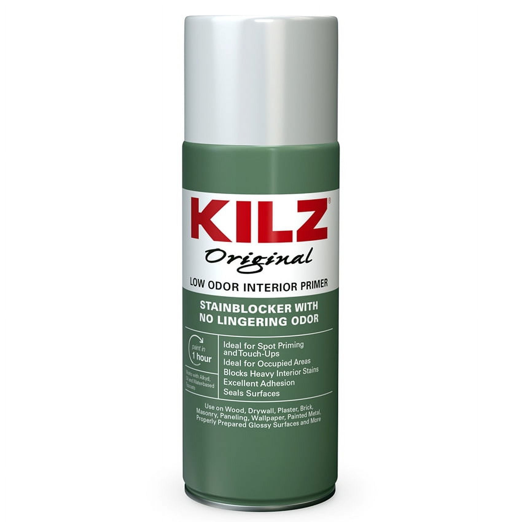 12 Pack of 13 oz Kilz 10444 White Odorless Oil-Based Stain Blocker Interior Primer