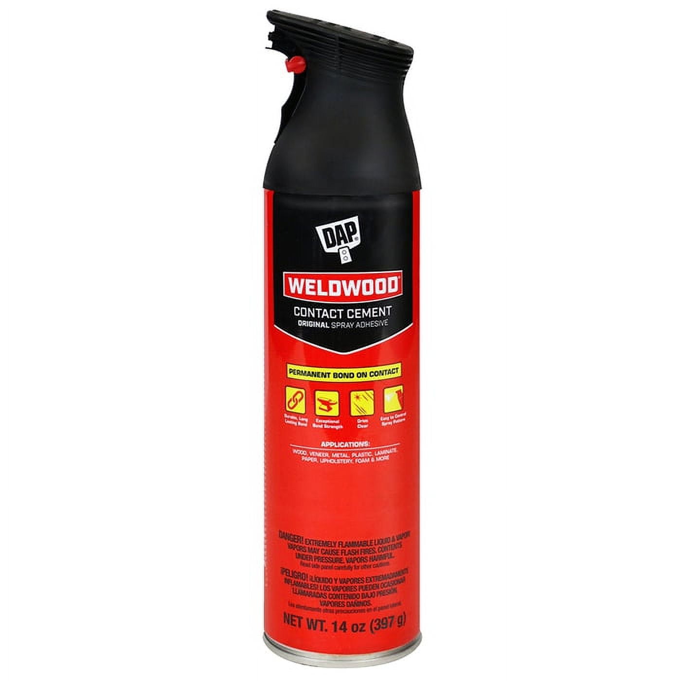12-Pack of 14 oz Dap 00120 Clear Weldwood Original Contact Cement Spray Adhesive