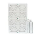 thumbnail image 1 of 12 Pack of 14x25x1 MERV 10 Pleated Air Filters by Glasfloss. Actual Size: 13-1/2 x 24-1/2 x 7/8, 1 of 8