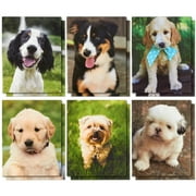 12 Pack of 2 Pocket File Folders, Decorative Dog, Puppy Designs for Kids, School, Office, Letter Size (12x9.5 in)