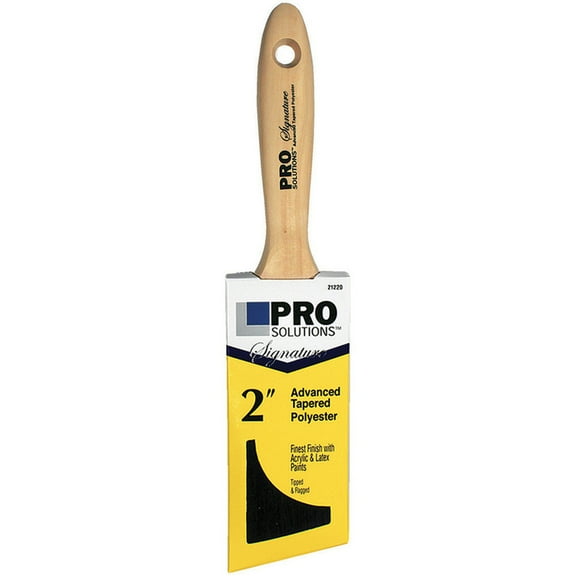 12-Pack of 2” Pro Solutions 21220 Signature, ATP Paint Brush Angle Sash, Standard Handle