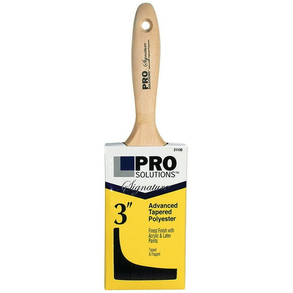 12-Pack of 3” Pro Solutions 21130 Signature, ATP Paint Brush, Beavertail Handle