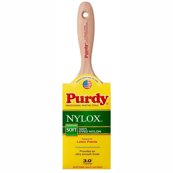 12-Pack of 3” Purdy 144380230 Nylox Sprig Paint Brush, Tynex Nylon