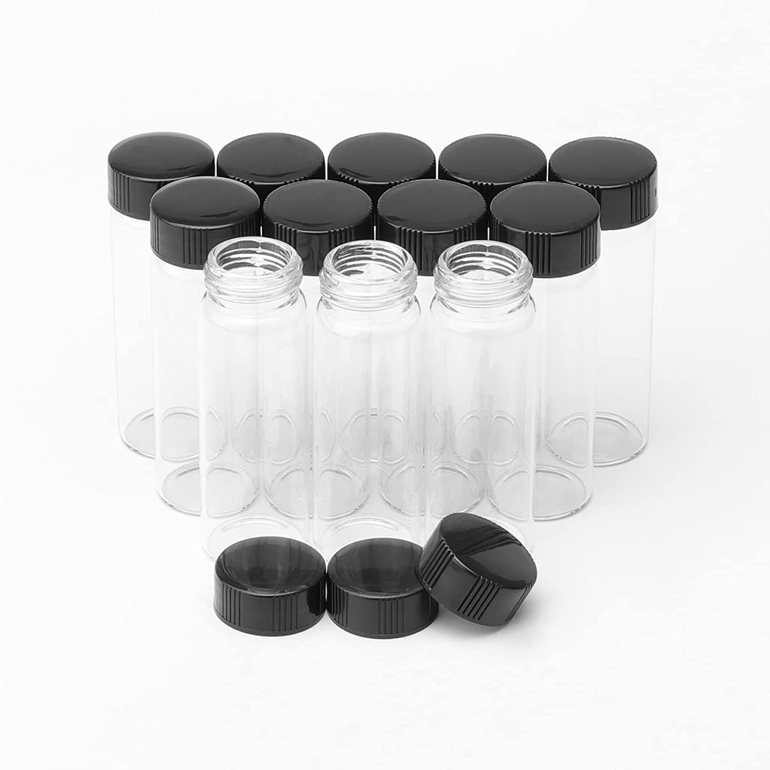 Apothecary Bottles, X-Large Clear Lab Glass Storage Containers, 1000ML